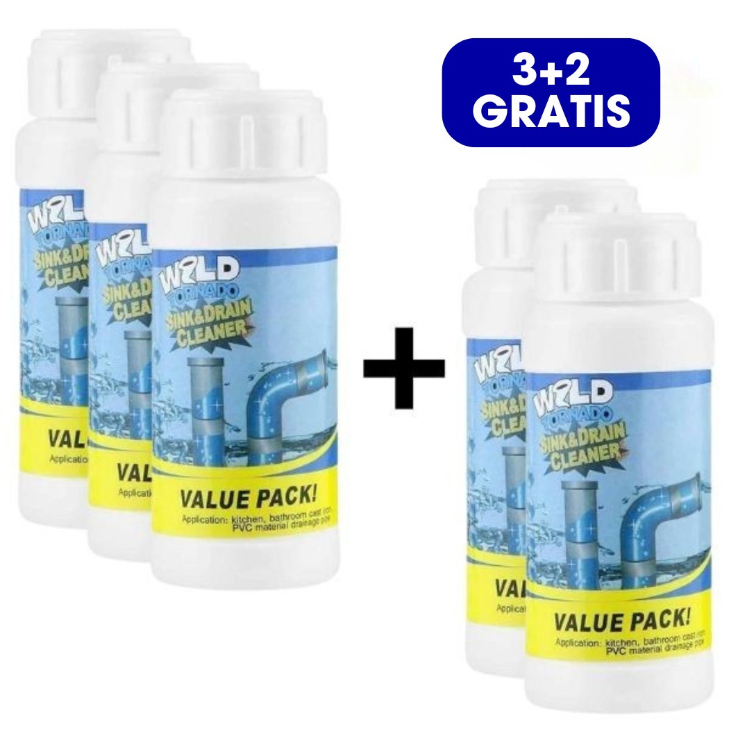 TornadoClean™ – Opløser og desinficerer i ét enkelt trin