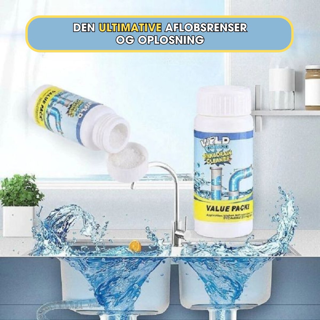 TornadoClean™ – Opløser og desinficerer i ét enkelt trin