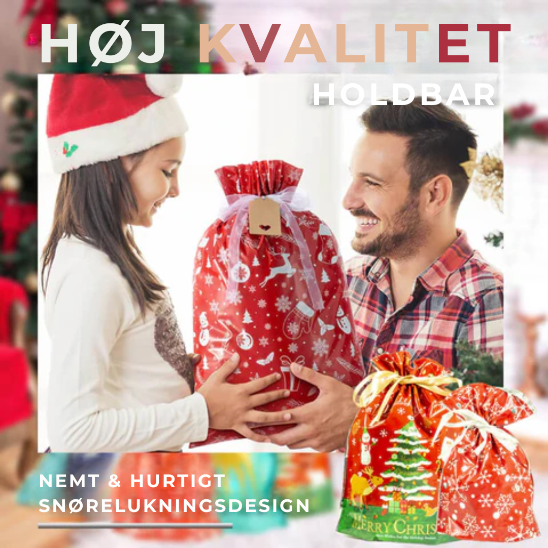 JulePoser Sæt | Pak gaver som en pro – på få sekunder! 🎁