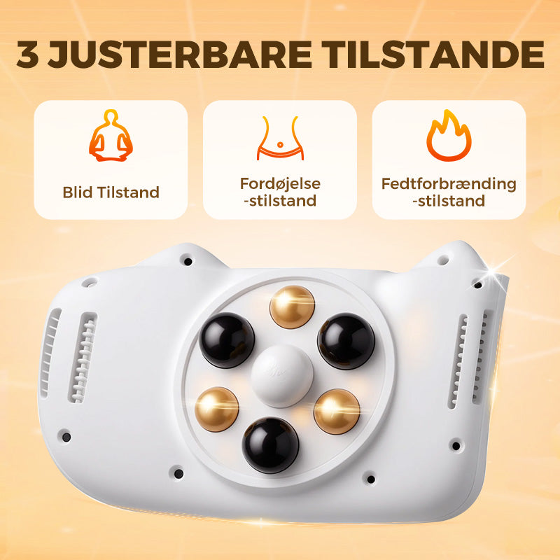 Elektrisk trådløs mavemassageapparat til fedtforbrænding og fordøjelse