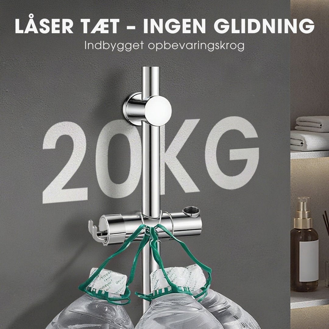 ShowerGrip™ - Brusehovedholder – monteres på 3 sekunder uden boring