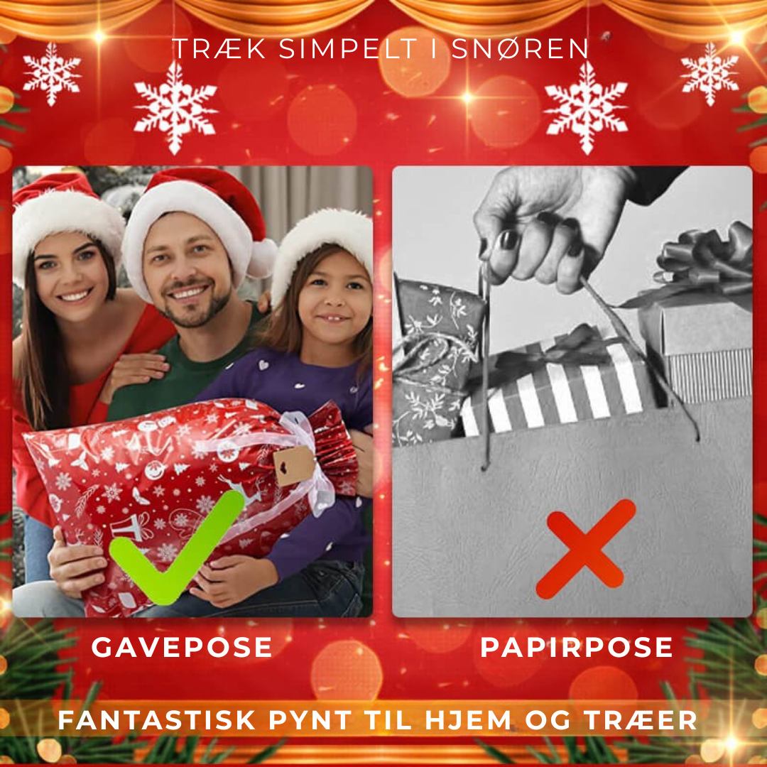 JulePoser Sæt | Pak gaver som en pro – på få sekunder! 🎁