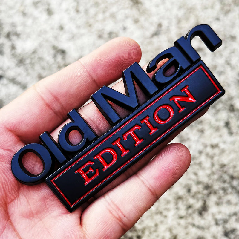 Old Man Edition – Sjovt badge til bilen
