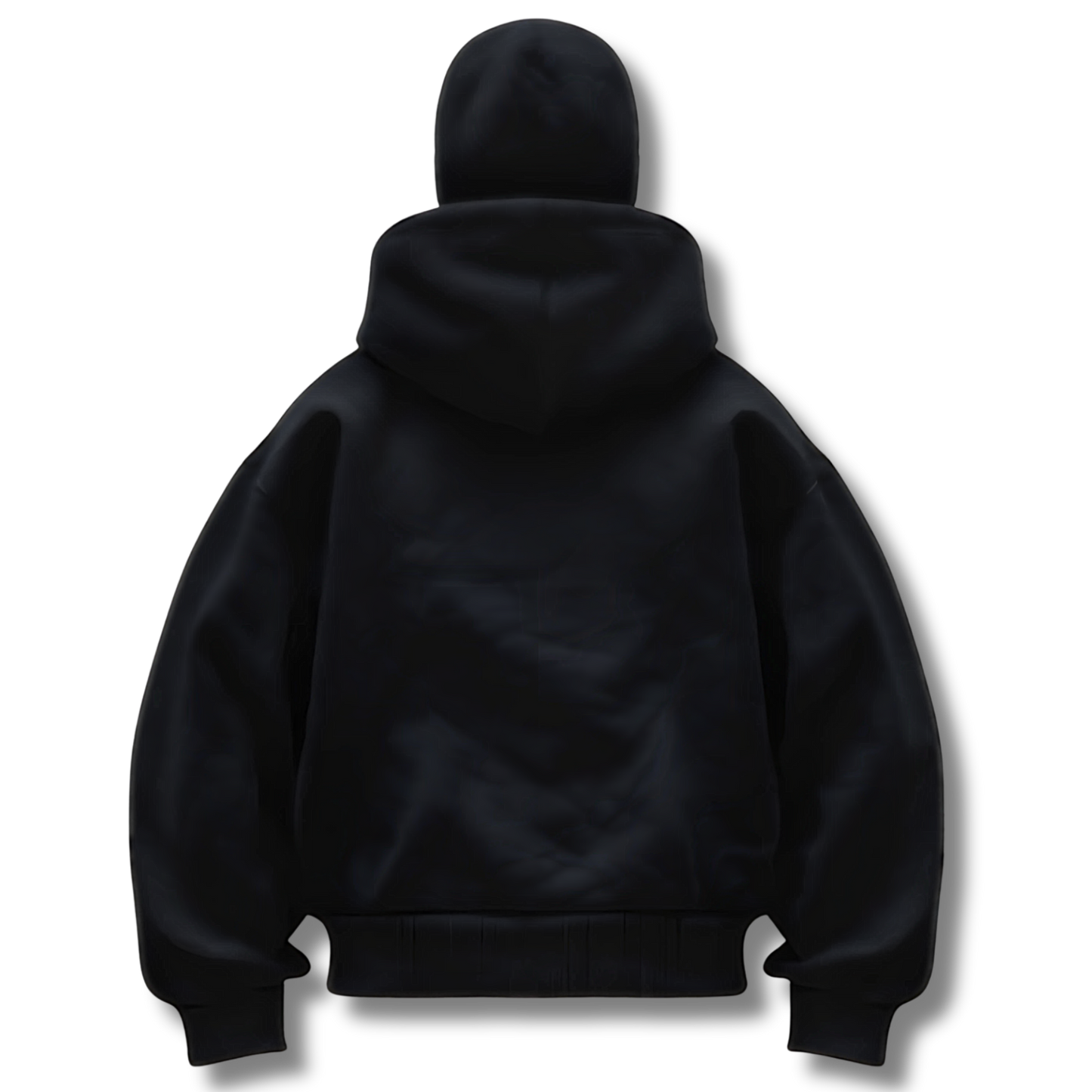 Anti-Social Hoodie - Hoodie med lynlås og integreret maske – Unisex