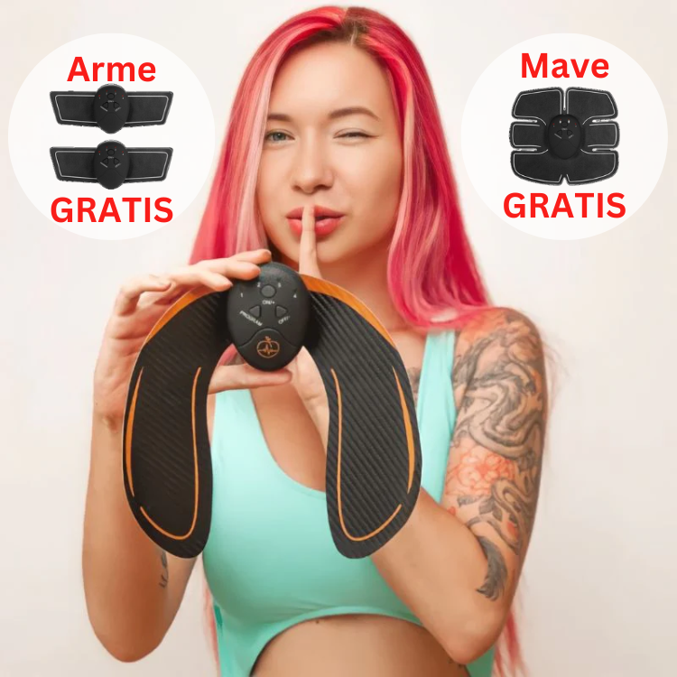 FitPulse™ | Elektrisk EMS-kropsopstrammer | Po-træner og få Mave-træner + Arme-træneren GRATIS!
