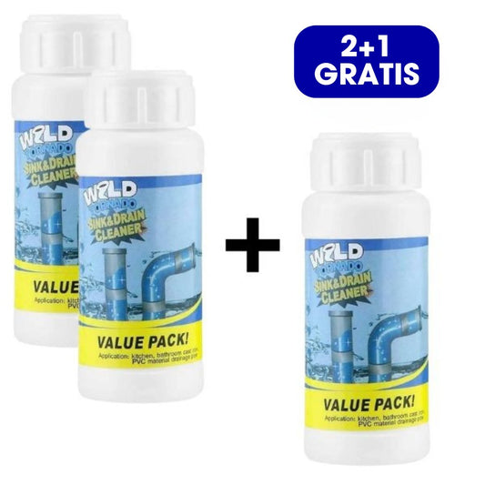 TornadoClean™ – Opløser og desinficerer i ét enkelt trin