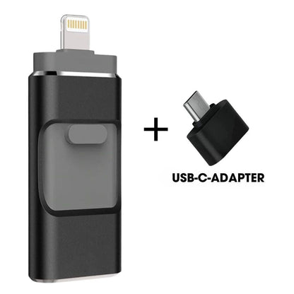DataTryg™ - 4-i-1 USB-drev – Lynhurtig billedoverførsel