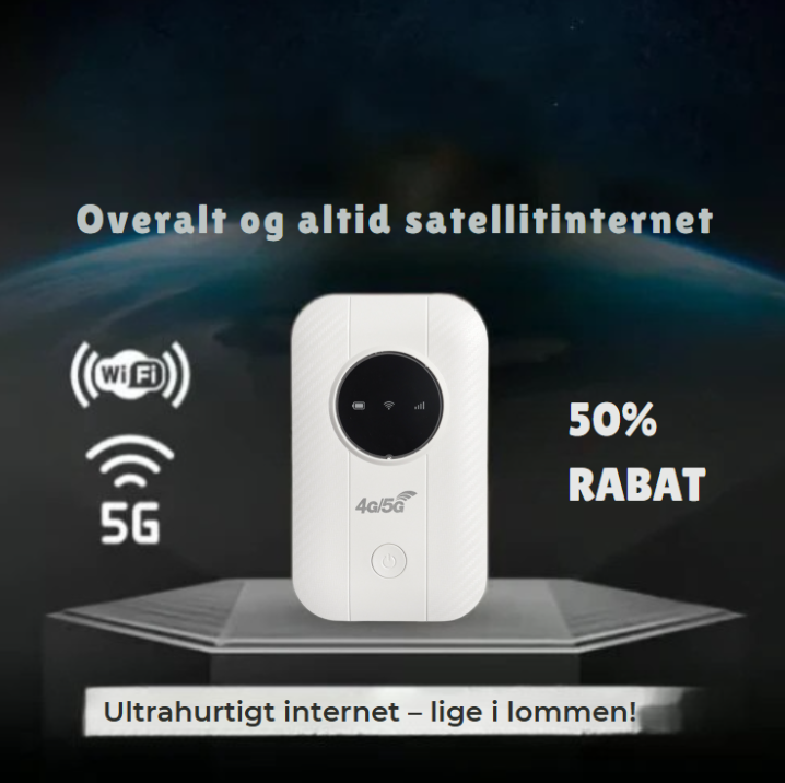 Starlynk™ Pocket Router | Altid internet – overalt
