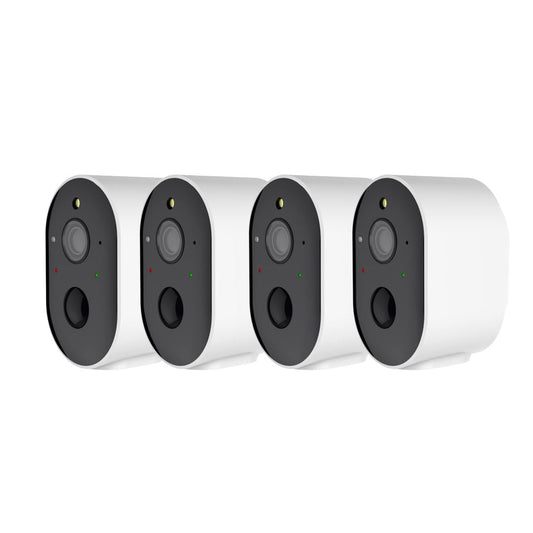 Pakkeløsning 4 stk 100% Trådløse 1080P, 2.0 MP, Wifi kamera